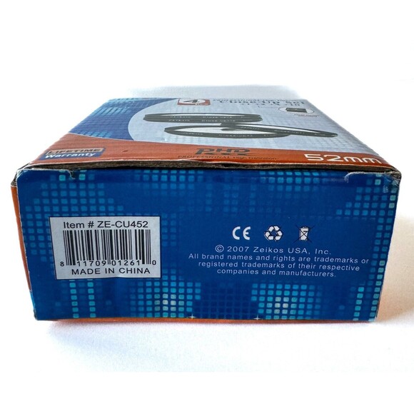 Zeikos Lens Filter Set 62mm Close-Up 4pcs. +1, +2, +4. +10 With Case - Picture 4 of 8